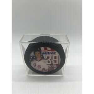 Team USA Hockey Puck Ryan Miller #39